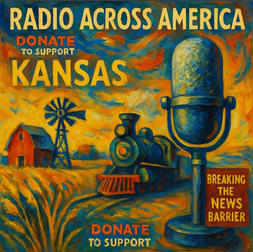 Van Gogh inspired Breaking The News Barrier artwork